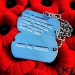 Remembrance Day Dog Tags (Instagram)