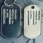 USA Military Style Dog Tags (Instagram)
