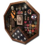 Military Shadowbox of Romaine Fortier
