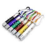 3-in-1 Laser Pointer / UV / LED Keychain all colorsyellow