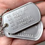 Dogtag Pillbox with listed allergies