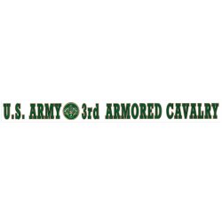 U.S. Army 3rd Armoured Decal