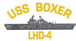 USS Boxer LHD-4 Decal