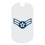Air Force A1C Rank Tag Sticker