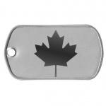 Canada Maple Leaf Dog Tag