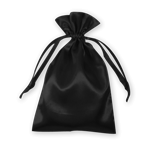 Black Satin Sac
