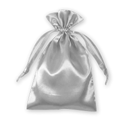 Silver Satin Sac