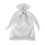 White Satin Sac