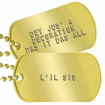 HipHop Bling Dogtags