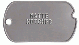 Notched Matte Dogtag 