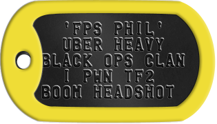 FPS Gamer Dogtags   