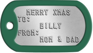 Re-usable Gift Tag   MERRY XMAS TO:      BILLY FROM:      MOM & DAD