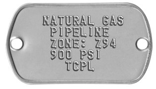 Infrastructure Nameplates   NATURAL GAS    PIPELINE    ZONE: Z94    900 PSI      TCPL