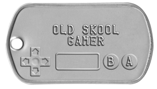 NintenDogtags     OLD SKOOL      GAMER  B