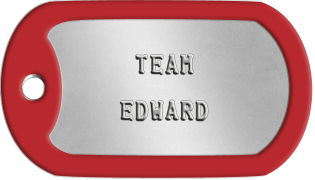 Twilight Team Edward Dogtags       TEAM      EDWARD 