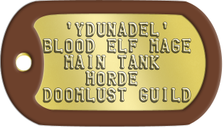 World of Warcraft Dogtags   
