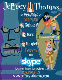 Free Guitar & Ukelele Lessons over Skype