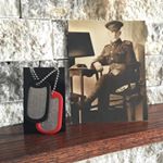 Dog Tags on Display Stand (Instagram)