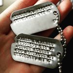 Historical Military Dog Tags (Instagram)