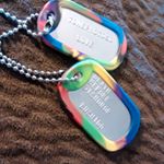 Tough Guy Dog Tags for Men (Instagram)