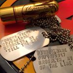 Captain America Dog Tags (Instagram)