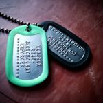 Tough Guy Dog Tags for Men (Instagram)