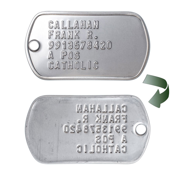 Spot-On Military Style Dog Tag