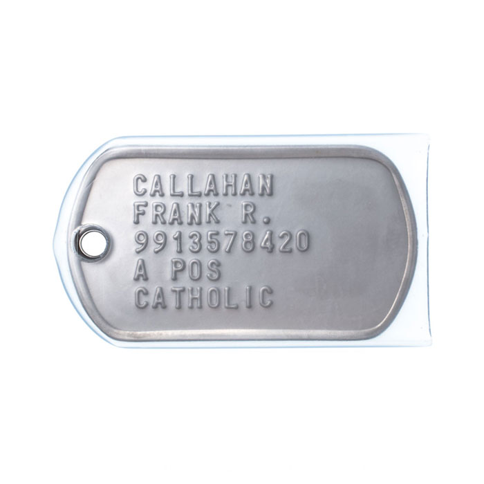 Blank Rolled Military Dog Tags 