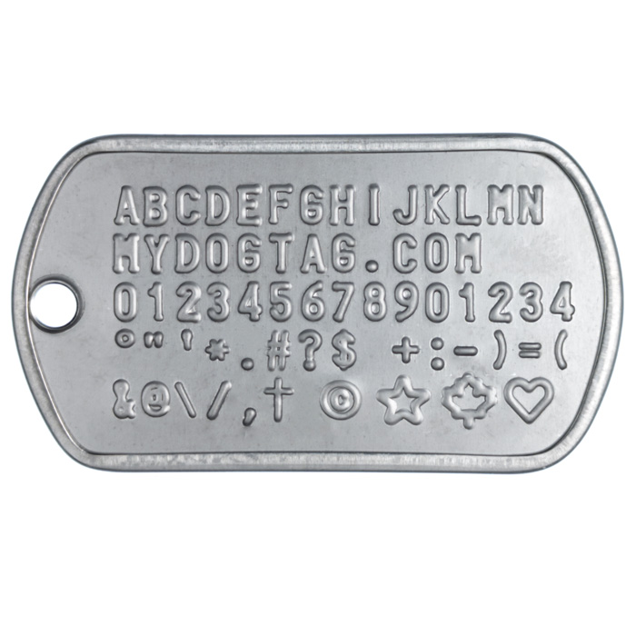 100 pcs Blank Dog Tags Stainless Steel Military Spec Matte Finish Rolled  Edge Backing