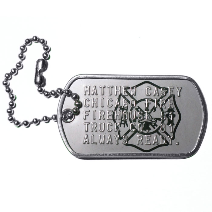Firefighter Always Ready Bottle Opener Dog Tag by Armed Forces Depot Fireman's Prayer 