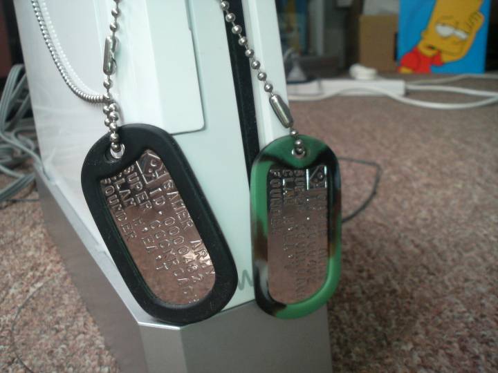 Photos of Dog Tags and related gear