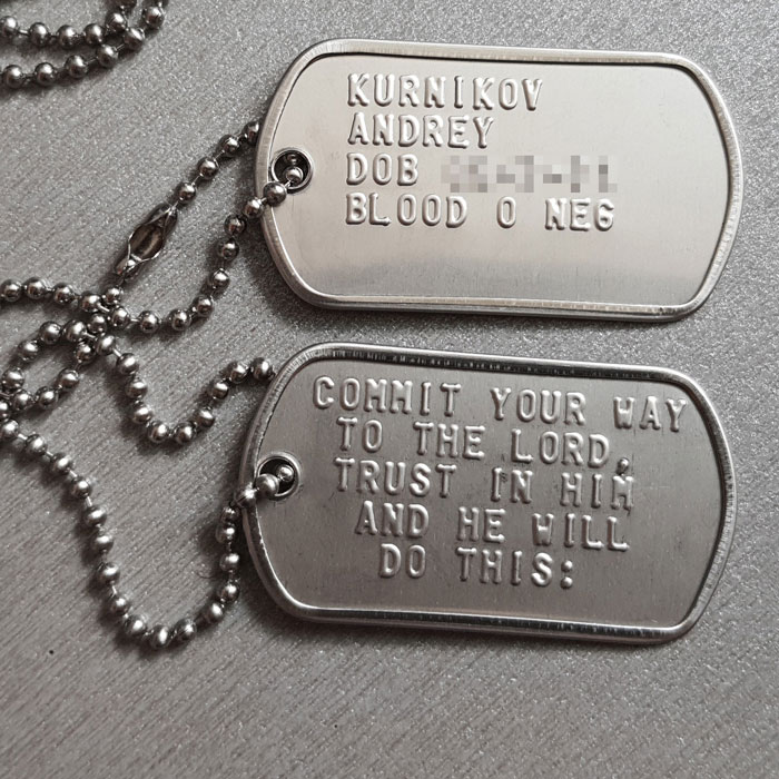 Bible Verse Dog Tags