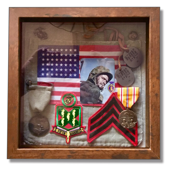 Custom Army Shadow Box by Michael Anderson