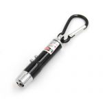 3-in-1 Laser Pointer / UV / LED Keychain black
