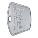 US Army Dog Tag Closeup