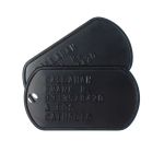 US Special Forces Black Dog Tags