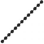 Stiff Black Long BallChain beads