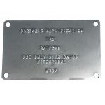 Product Nameplate For Custom Audio Amplifier