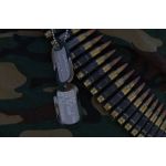 USMC Dog Tags with bullet belt