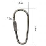 Screw-Lock Carabiner measurements