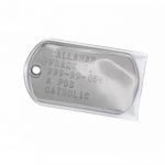 Clear Dog Tag Cover with dogtag