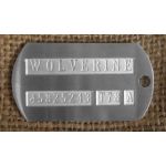 Weapon-X Wolverine Dog Tag Front - Wolverine