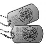 Maltese Cross Dog Tag Firefighter Maltese Cross Dog Tags