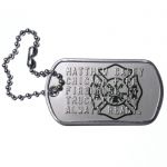 Maltese Cross Dog Tag for Chicago Fire Dept