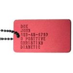 G.I. Medical Tag 