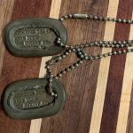 Gas-Mask-Hose Dog Tag Silencer (originals from 1942)