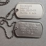 Matte Bible Verse Dogtags with Psalm 37:5