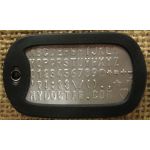 Black Dog Tag Silencer on Mil-Spec matte dogtag