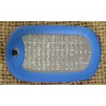 Blue Dog Tag Silencer on Mil-Spec matte dogtag