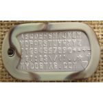 Desert Camo Dog Tag Silencer on Mil-Spec matte dogtag